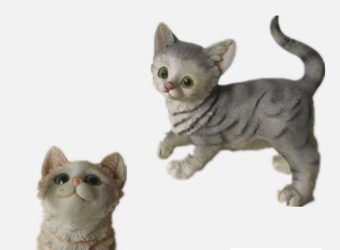 聽說(shuō)擼貓可以有助于緩解老年癡呆？Q版貓咪手板模型，你值得擁有