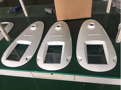 二次合作，客戶滿意的路燈燈罩手板模型